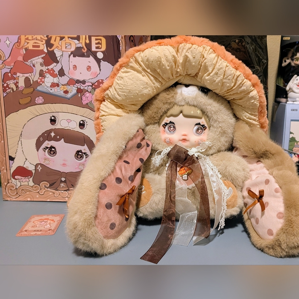 Nommi Mushroom Hat 400% Series Plush Blind Box - Confirmed: Twinkle